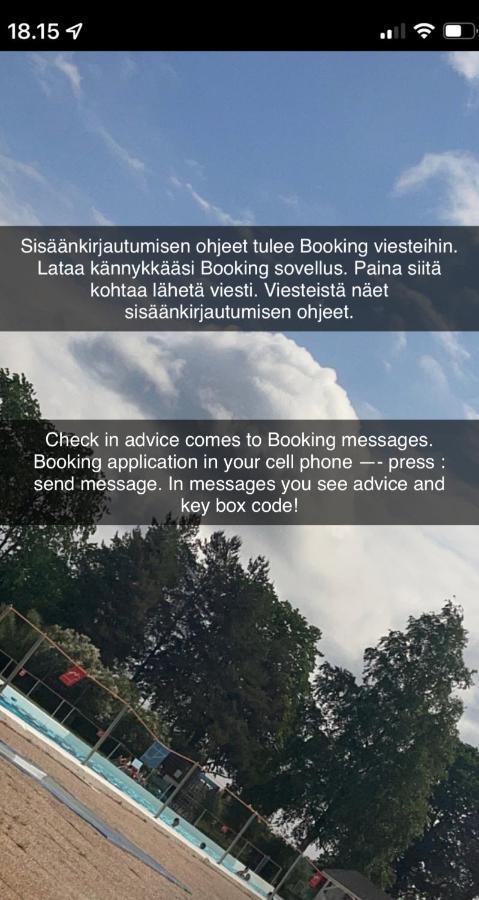 Yksio Kilometri Jokirannasta Forilta Lejlighed Turku Eksteriør billede