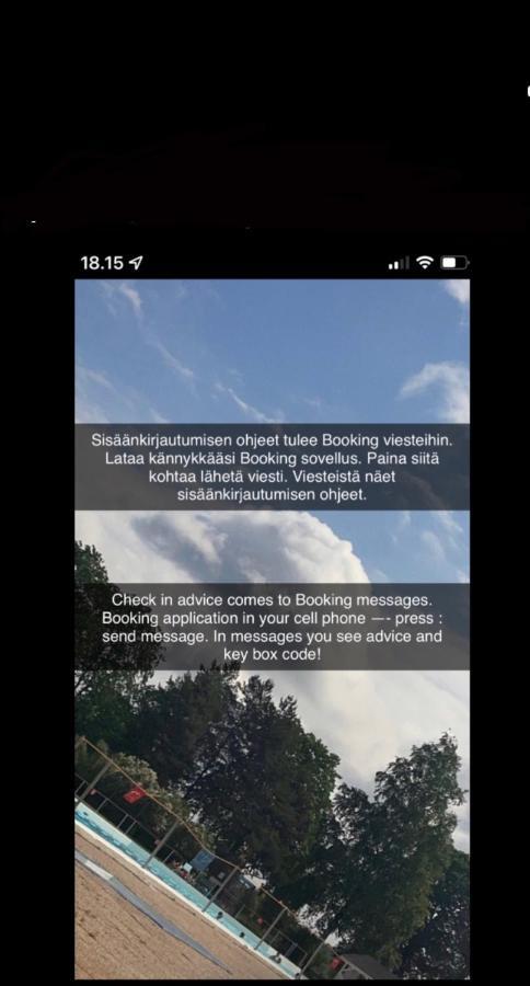 Yksio Kilometri Jokirannasta Forilta Lejlighed Turku Eksteriør billede